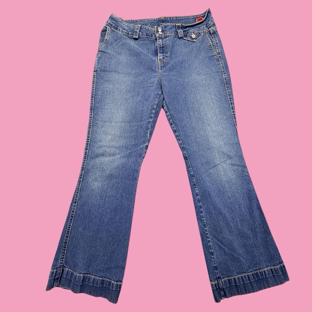 Vintage Levi's Cavalry Boot Cut Jeans Women's 12M Made in USA Flare Y2K